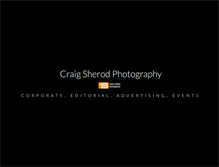 Tablet Screenshot of craigsherodphoto.com